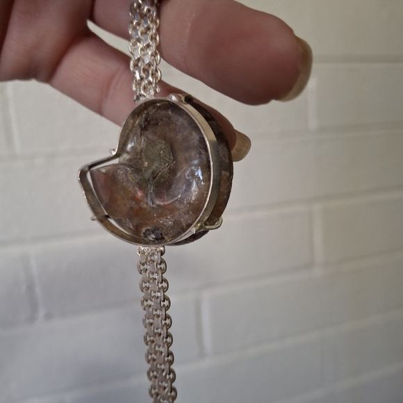 New Amonite Fossil Silver Bracelet. - Picture 8 of 13